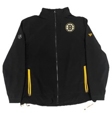 Men's Fanatics Black Boston Bruins Authentic Pro Rink Full-Zip Jacket