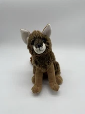 Wildlife Artists Baby Coyote Wolf Plush Stuffed Animal Brown Cute Realistic 13”