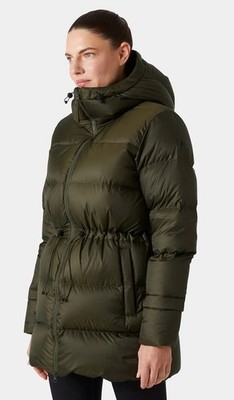 Women's Helly Hansen Essence Down Parka XS Green New with Tags NWT Extra Small