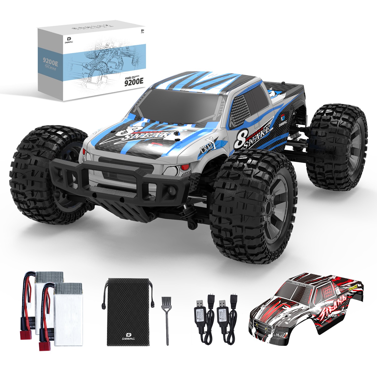 25mph 4wd All Terrain Monster Truck Toy