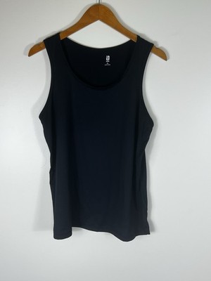Ideology Black Tank Top - Sleeveless Activewear Women's Size Large