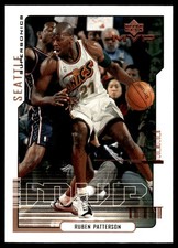 Ruben Patterson 2000-01 Upper Deck MVP #163 SuperSonics NBA READ FREE SHIPPING