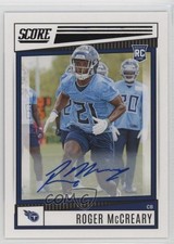 2022 Score Rookies Signatures Roger McCreary #347 Auto pe8