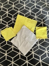 Infant Terry Cloth Wash Cloths Lot Of 4
