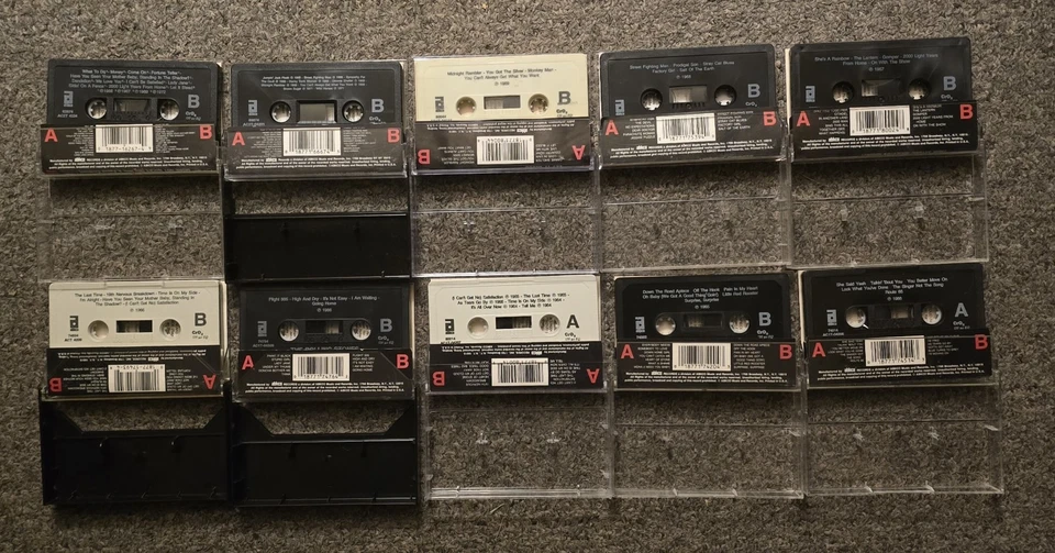 Ten 1986 US ABKCO Cassettes By The Rolling Stones - Image 3 of 4