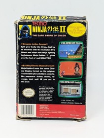 Ninja Gaiden 2 (Nintendo Entertainment System NES, 1989) - In Box
