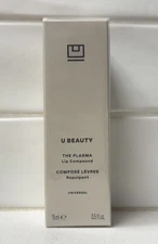 U BEAUTY - THE PLASMA LIP COMPOUND - UNIVERSAL CLEAR - FULL SIZE .5oz - SEALED