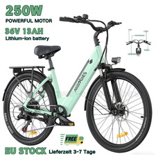 HillMiles Milecity Elektrofahrräder e bike damen 26 Zoll 250W 36V City …