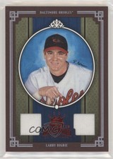 2005 Donruss Diamond Kings Red Framed Materials 22/100 Larry Bigbie #31 2u3