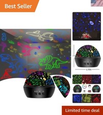 Dinosaur Night Light Toys for 3-8 Old Boys,2 in 1 Dino Projection for 2-10 ...