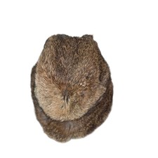 Vintage North King Mens XL Natural Rabbit Fur Cossack Hat Brown USA Made