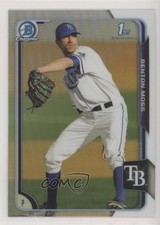 2015 Bowman Draft Chrome Refractor Benton Moss #35 7ut