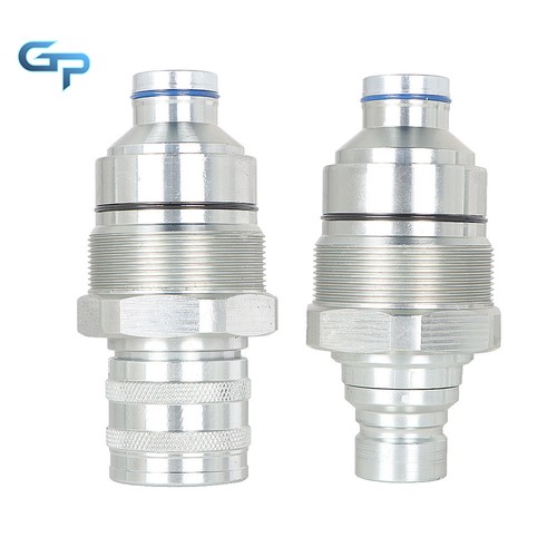 Male Female Flat Face Coupler Kit 7246802 7246799 For Bobcat 753-883 S130-S850