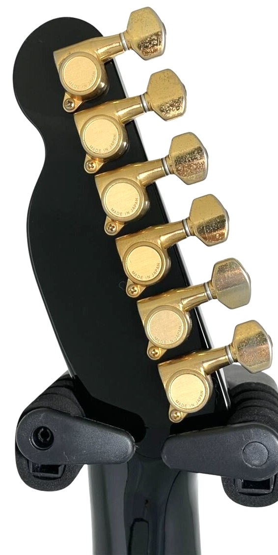 Fender Japan Telecaster Guitar TLG80-60 Black Gold Parts Made in