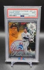 2017 Bowman Platinum Platinum Presence Aaron Judge #PP-AJ Orange /25 (RC)