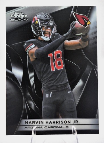 2025 Topps Chrome Black Marvin Harrison Jr. - Cardinals