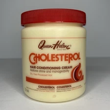 Queen Helene Cholesterol Hair Conditioning Cream 15 oz Dry Over processed Hair
