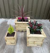 Simply Wood Signature SQUARE Planter Range – 3 Sizes – New for 2025