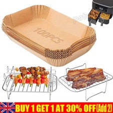 Air Fryer Rack Stainless Steel  Double Basket Grill Sticks Accessories for Ninja