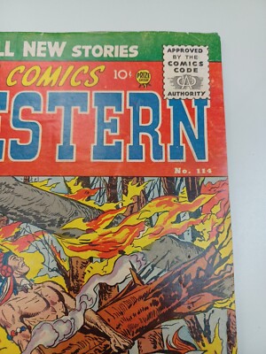 Prize Comics Western #114 1955- 1st The Drifter VG | eBay