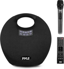 Pyle 220W Waterproof Bluetooth Speaker with Mic & Rechargeable Battery