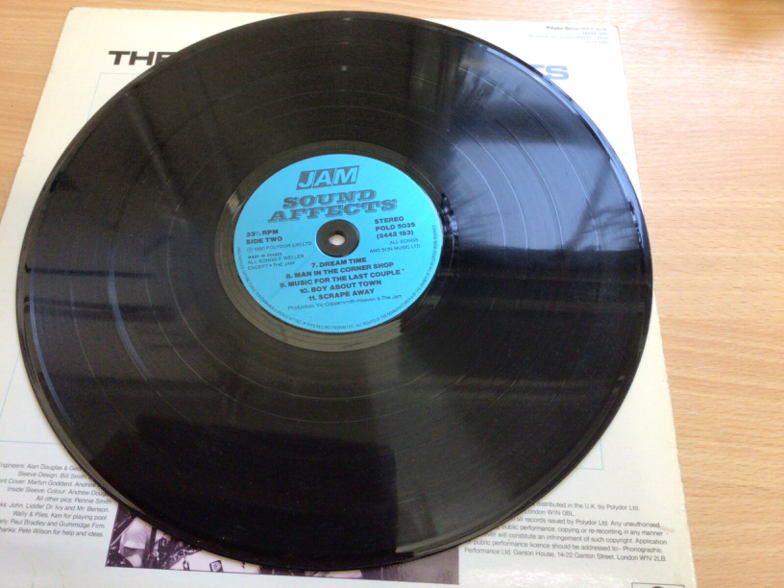 Vinyl record LP The Jam Sound Affects Polydor POLD 5035 (2442 183) eBay