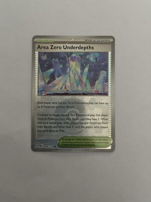 Pokemon Prismatic Evolutions Area Zero Underdepths 094/131 Pokeball Reverse NM