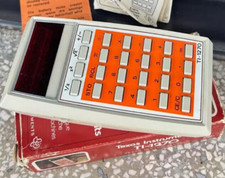 Calcolatrice calculator Texas Instruments TI-1270 1976 (con scatola originale)