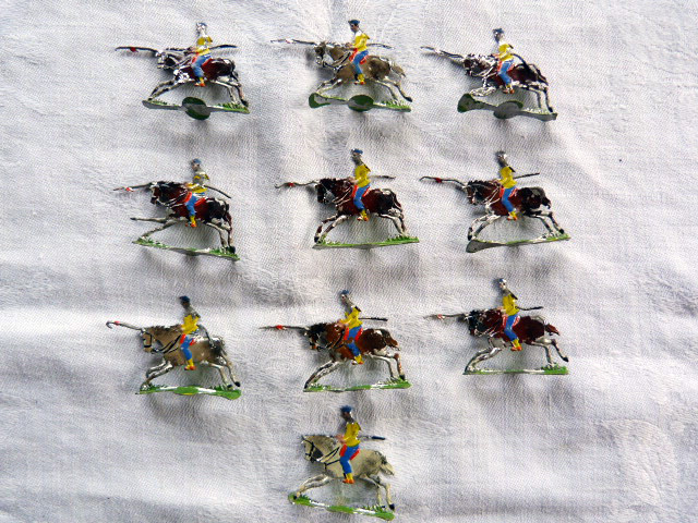 Figurines Étain Heinrichsen – 29 Soldats Chinois En Réserve – Échelle 1:50 (35mm) – Vintage