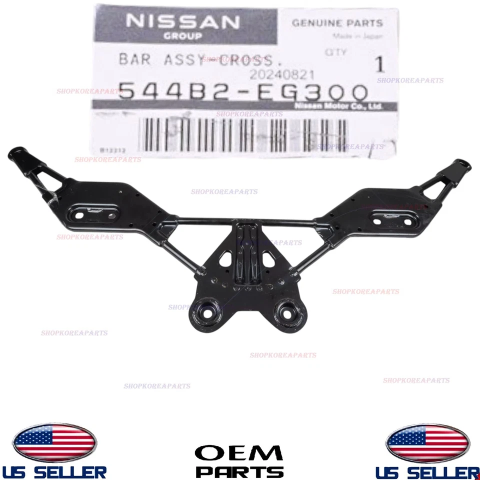 ✅Genuino✅ travesaño delantero OEM Nissan Infiniti EX35 G35 G37 M35 M56 544B2-EG300 Foto 2 de 4