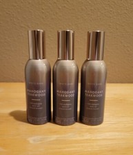 Bath and  Body Works MAHOGANY TEAKWOOD Concentrated Room Spray 1.5 oz 3 pc