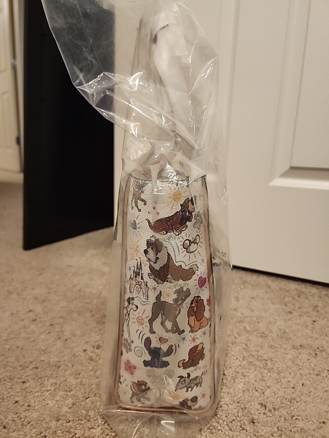 NWT Disney Dooney & Bourke Dogs Paw Prints Tote Purse Sketch * LK