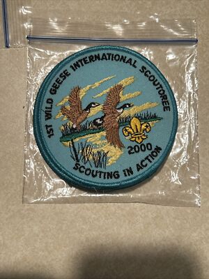BSA Wild Goose Boy Scout Patch 1st Wild Goose Scoutoree Migration 2000