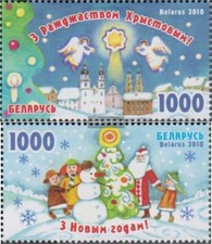 Weißrussland 840-841 (complète edition) neuf avec gomme originale 2010 Noël et n