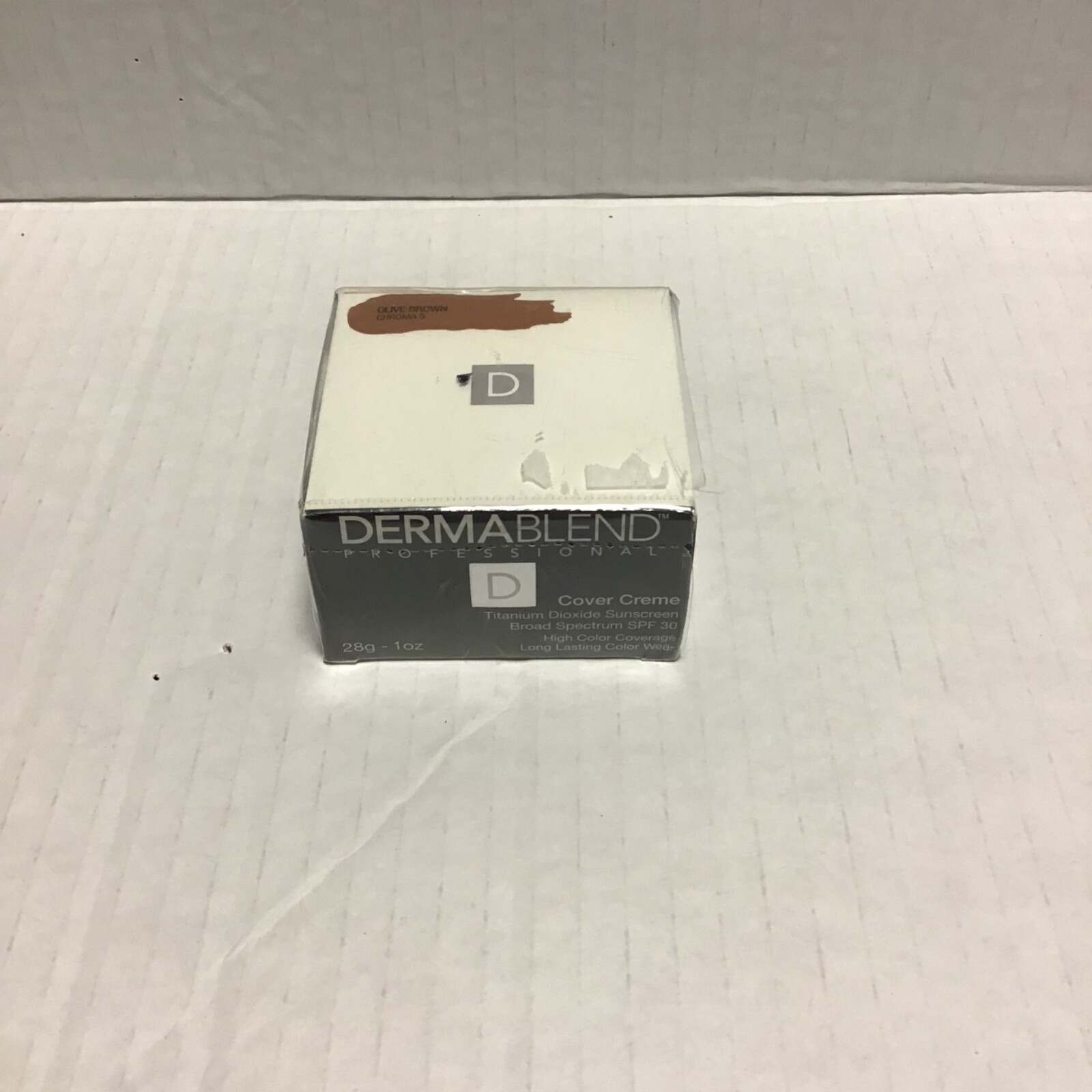 Dermablend Professional Cover Creme SPF 30 1 Oz Olive Brown 70W NEW Dermablend professional cover creme spf 30 1 oz olive brown 70w new