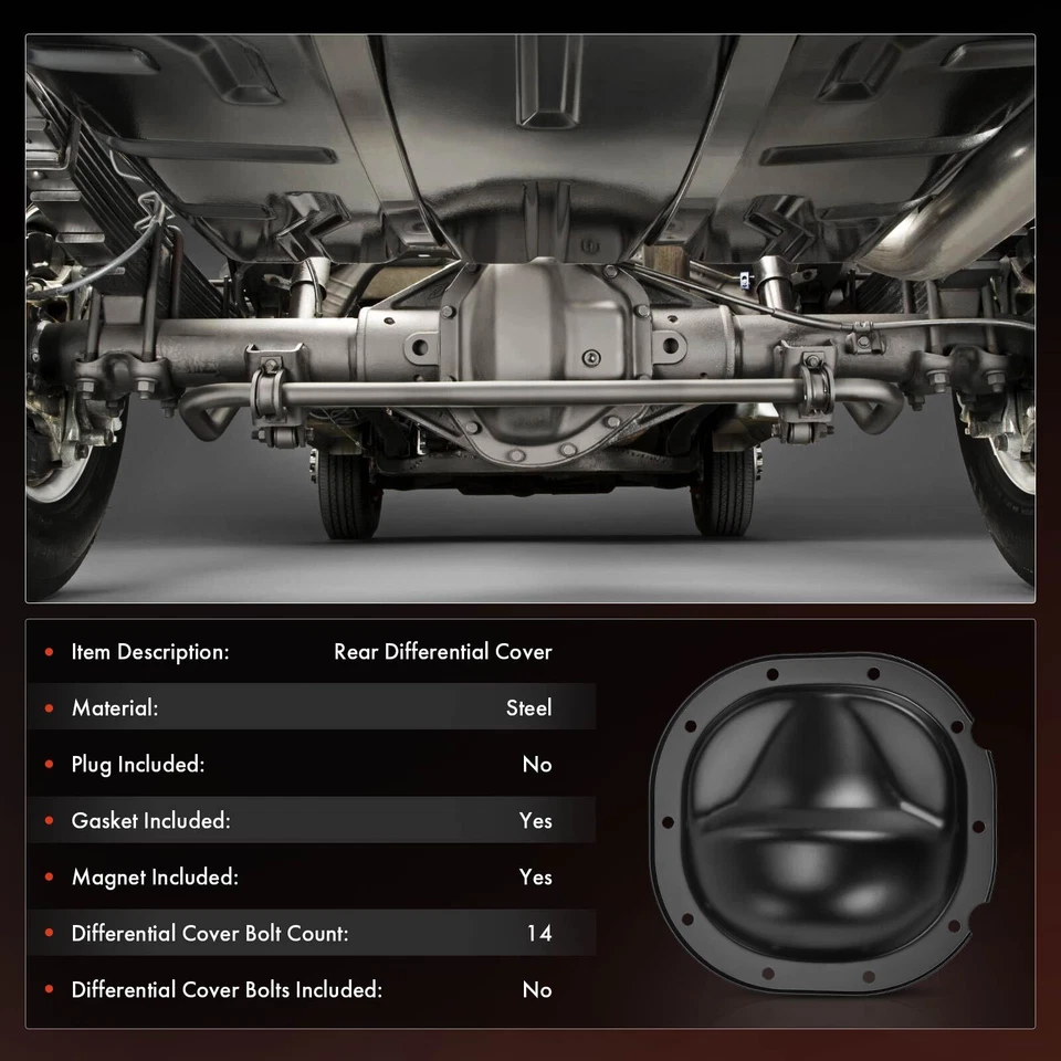 Крышка заднего дифференциала для Ford Aerostar F-150 Lincoln Mark Mazda Mercury 08-14 - Изображение 3 из 4