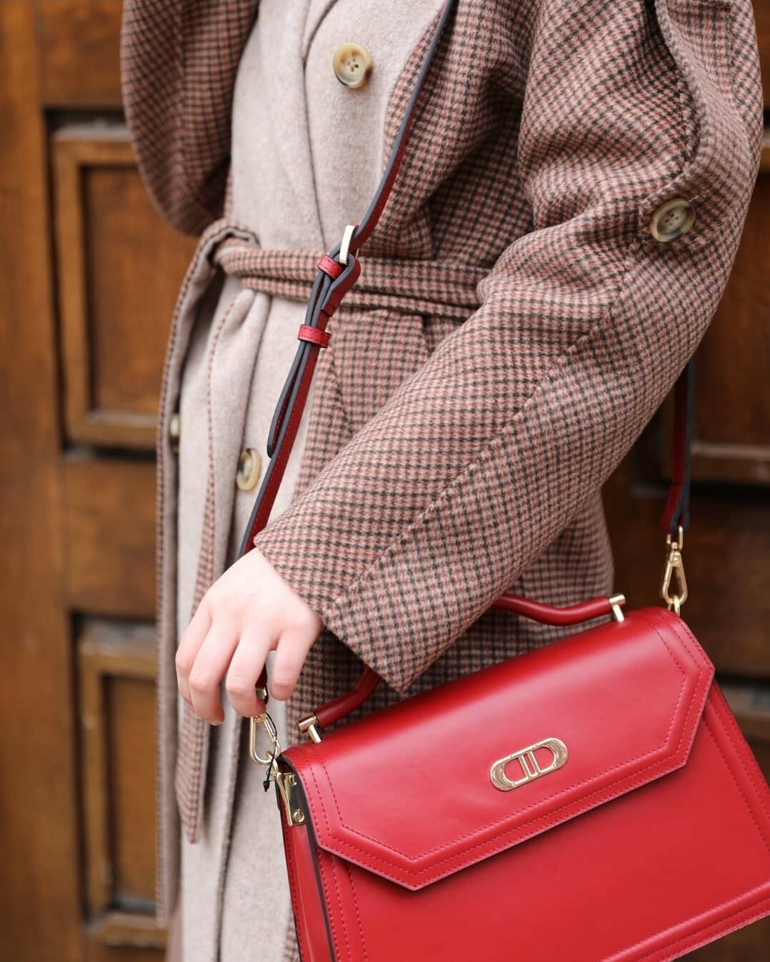 Brand New Dune London Red Leather Handbag (RRP £200!) image 2