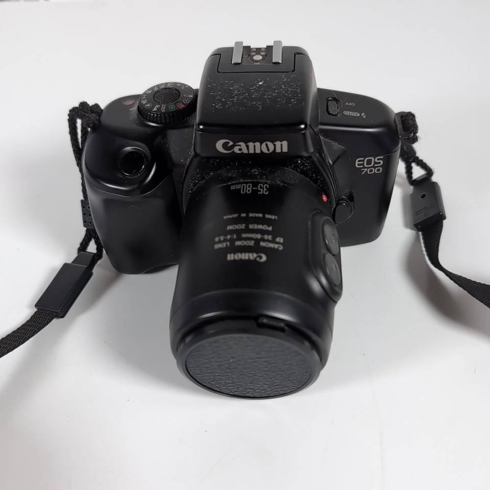 Canon EOS 700 Film Camera With 3580mm Lens F45.6 & Strap Manual