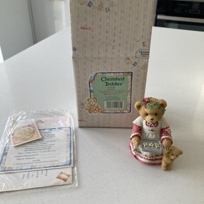 Geliebte Teddies SELTEN: 141186 AMANDA 1995 datierte Figur