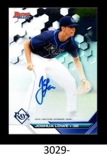 1-2016 BOWMAN'S BEST PROSPECTS AUTO JOSHUA LOWE RAYS