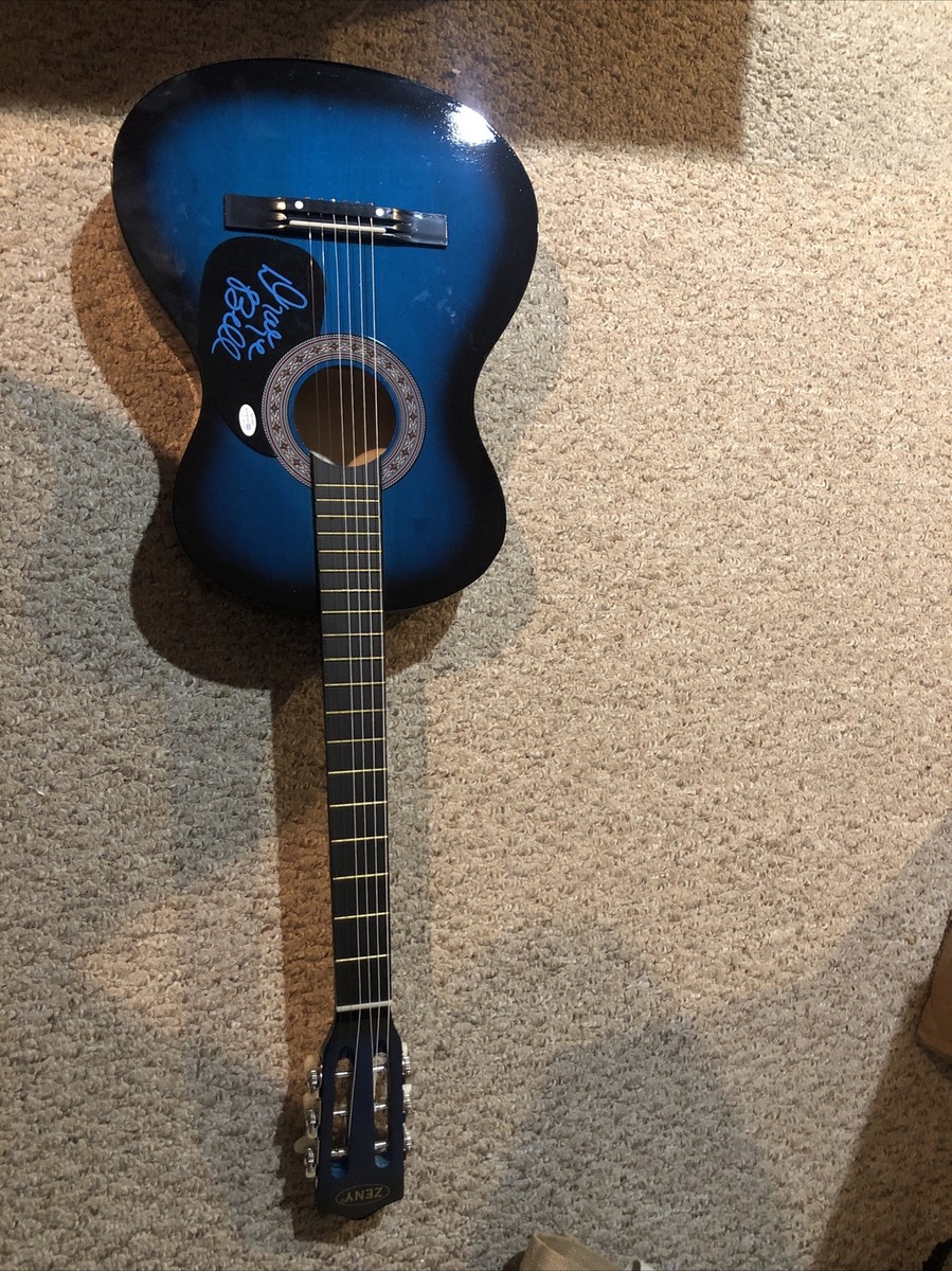 DRAKE BELL POP SIGNED AUTOGRAPH 38” ACOUSTIC GUITAR ACOA
