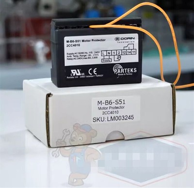 DORIN Compressor Motor Protector  PARTEKS Temperature Protector M-B6-S51 2CC4010