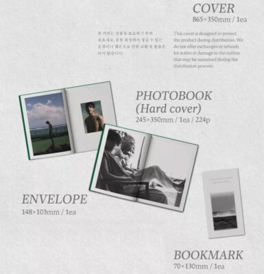 BTS V [TYPE 1] MAGAZINE/PHOTO BOOK Ver Photo Book+Mark+3 Sticker+2