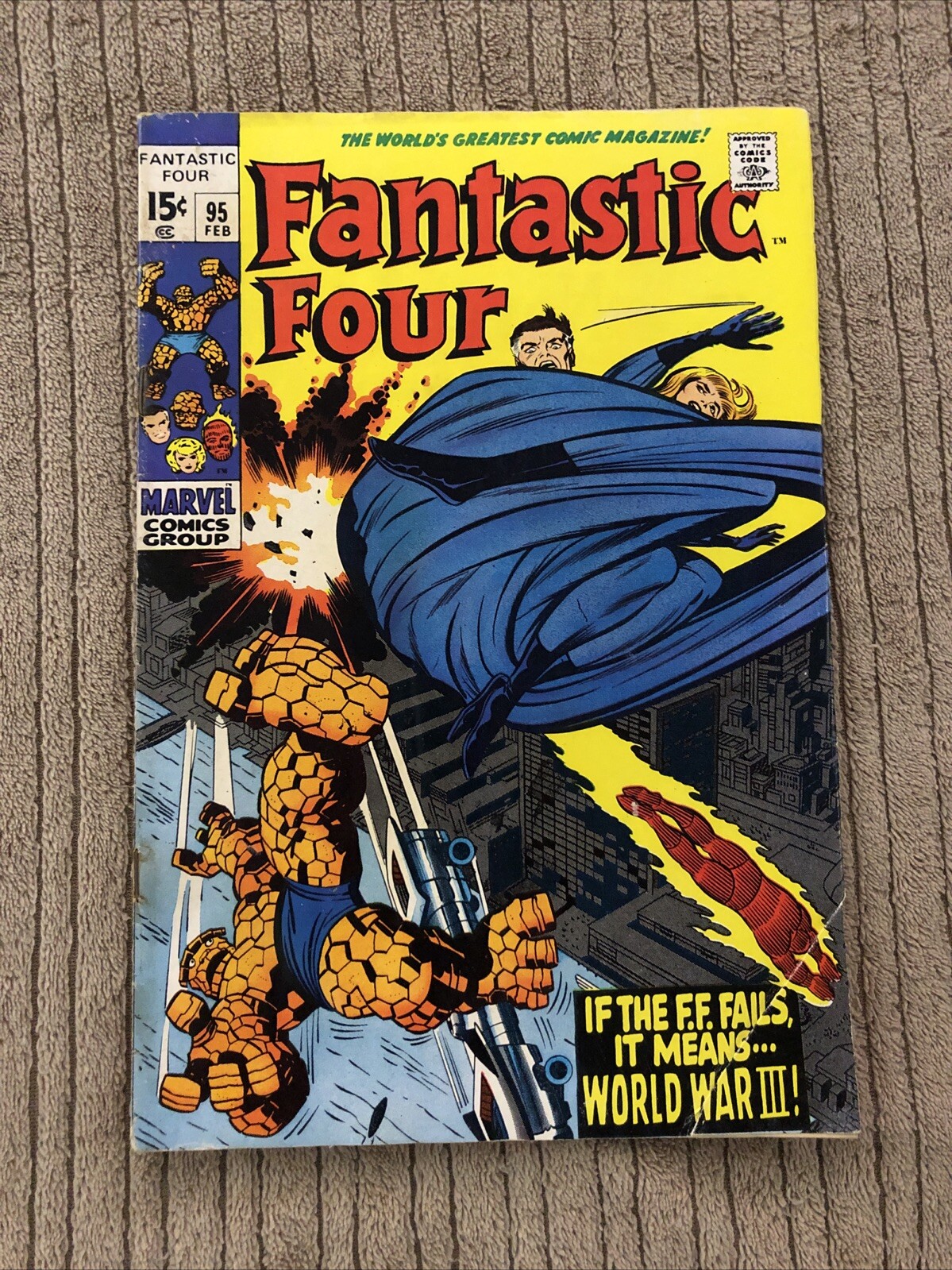 Fantastic Four #95 (Marvel Comics February 1970)