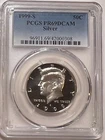 1999 S Kennedy Silver Half Dollar 50C PCGS PR 69 DCAM