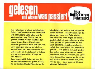 MEIN KÖRPER FÜR EIN POKERSPIEL: 1 AUSHANGFOTO  ELSA MARTINELLI ROBERT WOODS -18-