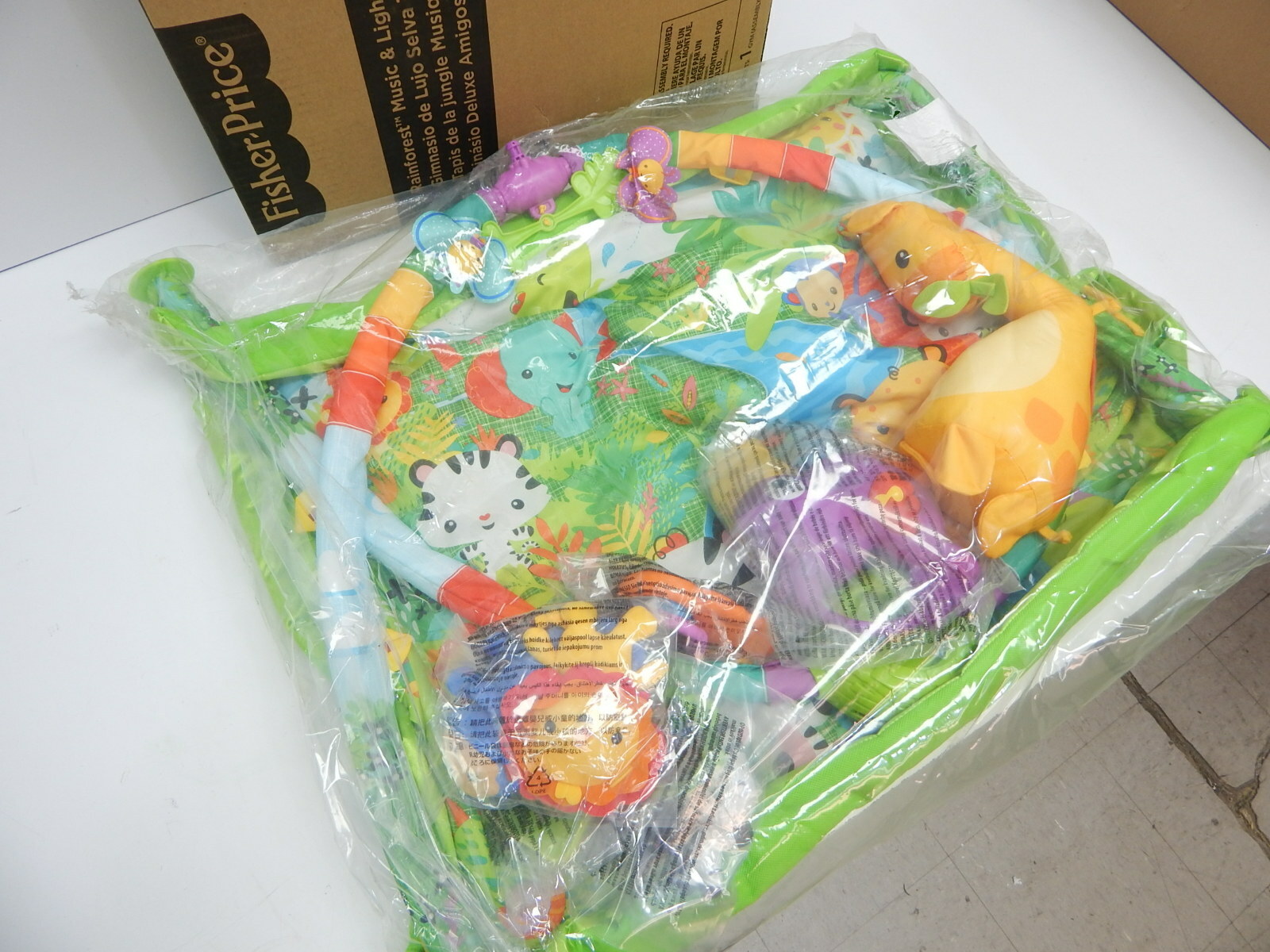 rainforest music and lights deluxe gym