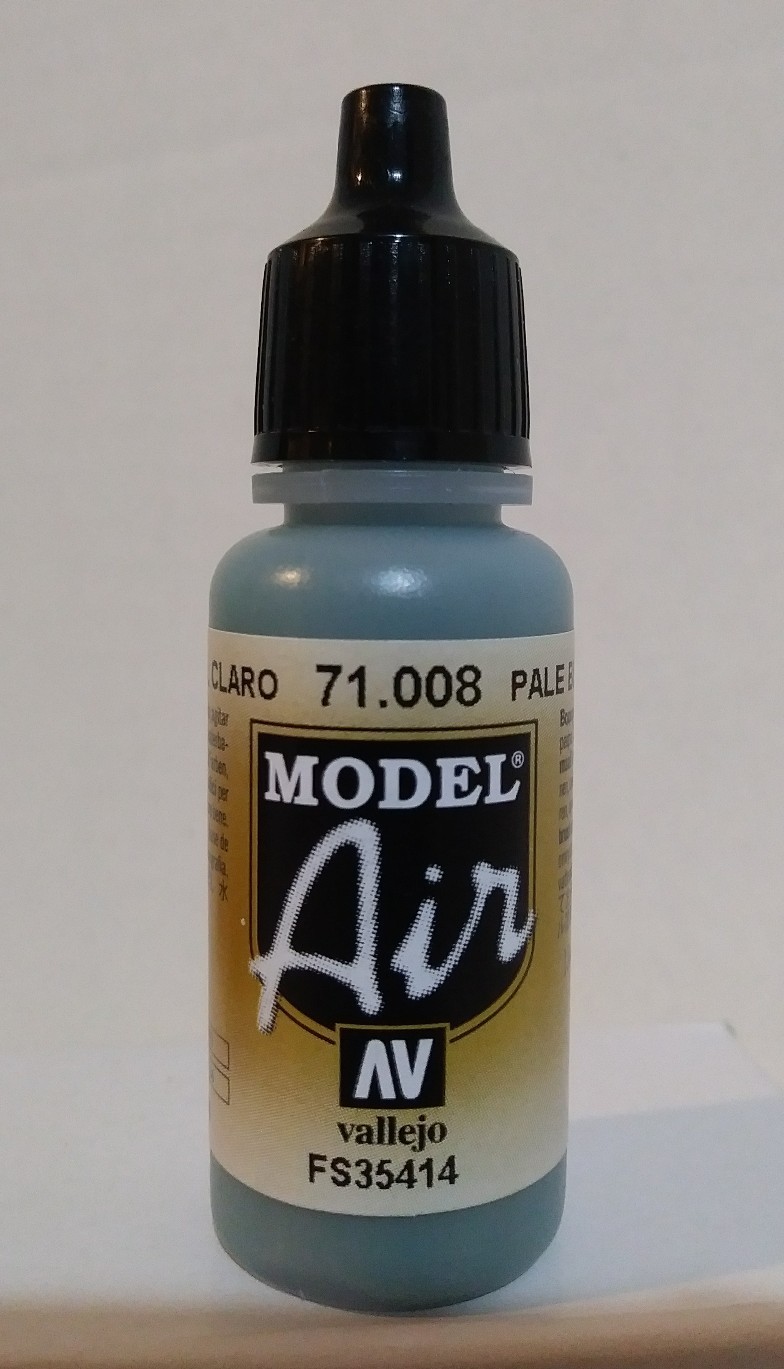 Vallejo Model Air acrylic paint 71.008, Pale Blue 17ml. eBay