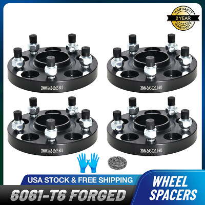 4pc 20mm 5x4.5 5x114.3 Hubcentric Wheel Spacers Adapters For Toyota Camry Lexus
