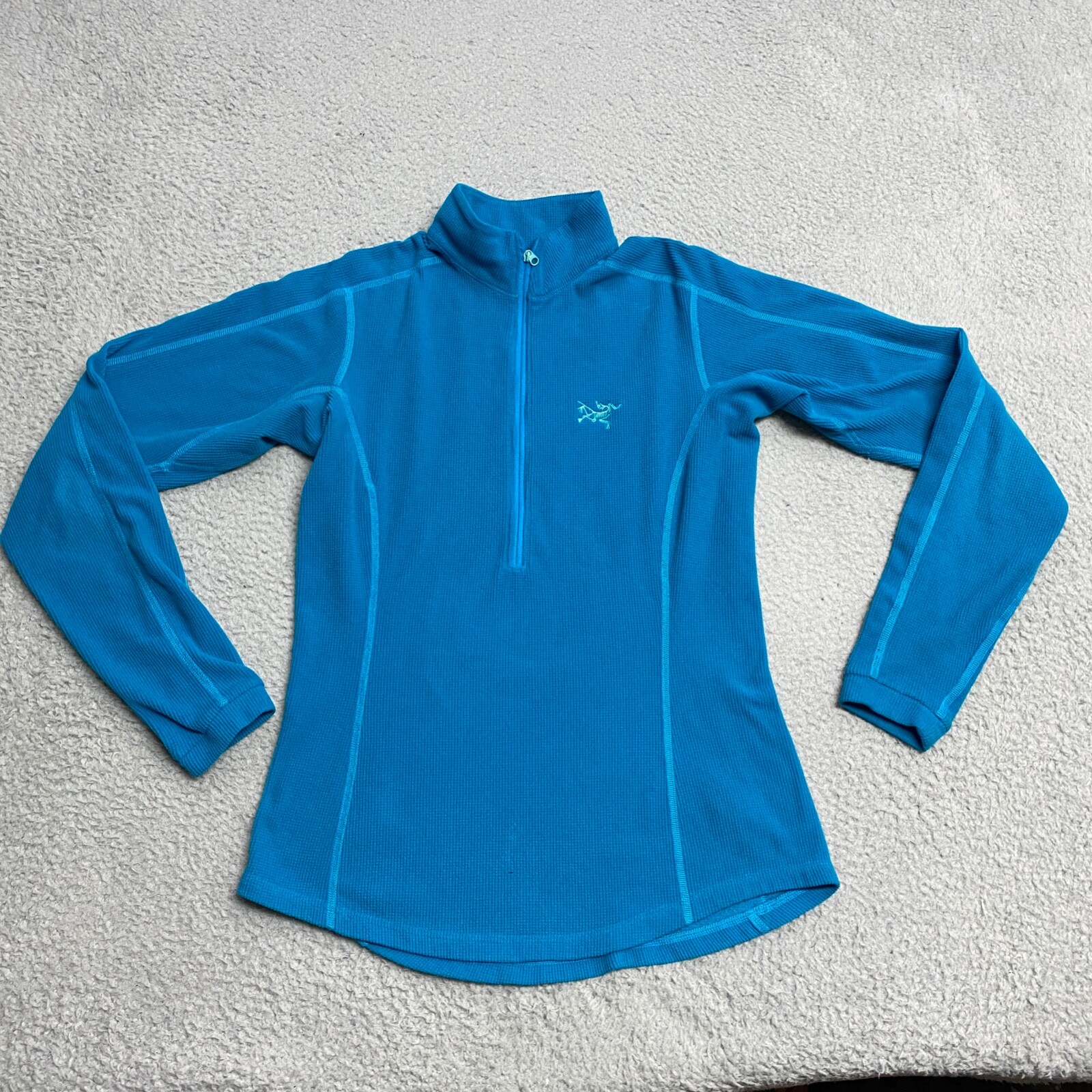 ARC'TERYX Arcteryx Felpa Donna Pullover Termico Medio Griglia Waffle Pile Polartec